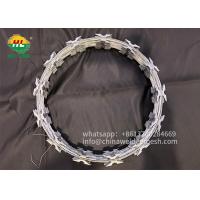 China Easy Installation Razor Barbed Wire/Hot Dipped Galvanized Razor Wire CBT-60 on sale