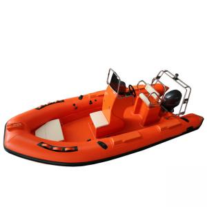 2022   inflatable fishing boat rib FRP 5.2m orca hypalon with steering wheel rib520W