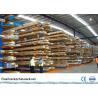 Custom Lumber Bulk Storage Racks , Roll Steel Cantilever Warehouse Racks