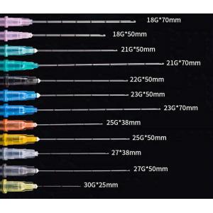Hyaluronic Acid Dermal Filler Disposable Cannula Piercing Needles