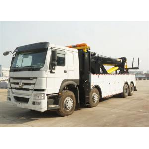 China 50T Road Wrecker Tow Truck 12 Wheels 8x4 371hp 50 tons Left / Right Hand Drive supplier