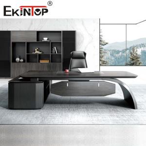 L Shaped Office Desk And File Cabinet Set Modern Style For Office Furniture