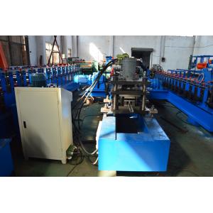 China Galvanized Steel Solar Strut Roll Former Machine PLC Touch Screen Control supplier