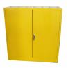 Liquid Safety Flammable Storage Cabinet Yellow Powder Coated 18 Gauge Steel