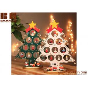 China mini wood artificial christmas tree wholesale