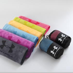 30*110cm Custom Logo Gym Towel Made of Microfiber Sweat Absorbing and Quick-Drying