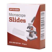 China Borosilicate Glass Microscope Slides OPTO-EDU Edges Thin Sail Positive Charge on sale