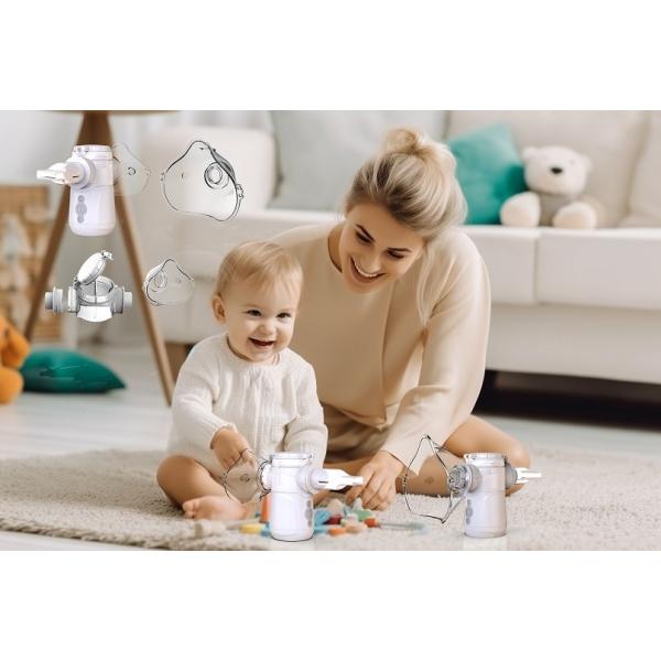 Battery And DC USB Powered Medical Mesh Nebulizer With Adjustable Rate