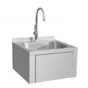 China SS304 Single Hand Wash Sink Commercial Stainless Steel Sink Table supplier