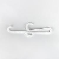 China PE Semitransparent Plastic Sock Hangers With Foil Printing Logo on sale