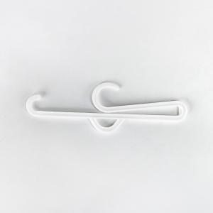 PE Semitransparent Plastic Sock Hangers With Foil Printing Logo