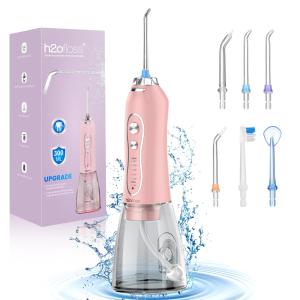China Irrigador bucal portátil recargable Limpiador de escritorio con irrigador bucal Irrigador bucal inalámbrico personalizado para viaje Fabricante de irrigadores bucales wholesale