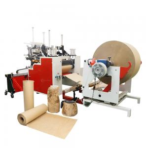 China Paper and PP Shredding Material Honeycomb Kraft Paper Wrap Brown Paper Making Machine supplier