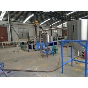 Recycled Flakes Granule Plastic Production Line With Double Stage ， Plastic Granulating Extrusion Machine