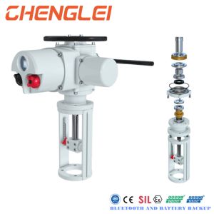 Chenglei ZXC 6300N.m Thrust 110V AC Explosion Proof High Torque Electric Valve Linear Actuator with IP65/IP67/IP68 Protection