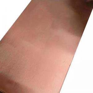 China 0.3mm 0.5mm 99.9% Copper Clad Laminated Sheet For Decoration supplier