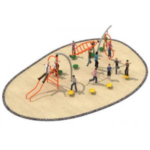 China 780*300*250cm Rope Playground Equipment , Outdoor Rope Play Structures For Kindergarten supplier