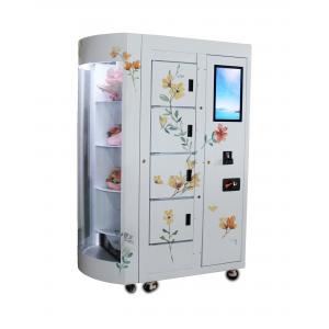 China Rose Fresh Flower Self Service Vending Machine with Remote Control Transparent Window Showing Cooling System supplier