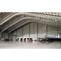 China Customized Prefabricated Steel Aircraft Hangars With 26 Gauge Steel Tiles on sale