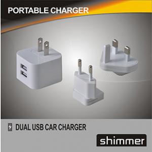 China DUAL USB UNIVERSAL TRAVEL CHARGER supplier