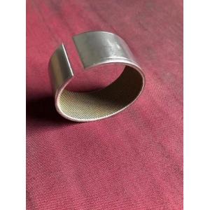 Low Friction Sheet Metal Bearing , PTFE Kevlar Woven Lining Valve Guide Bushing