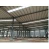 High Strength Garage Steel Frame With Colored Steel Sheet And Frp Lighting Tiles