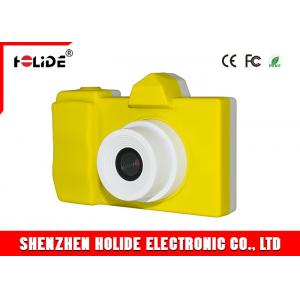 Rechargeable Yellow Mini Kids Digital Camera 1080P With IPS High Definition Screen