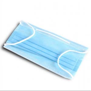 China Dust Free Workshop Disposable 3 Ply Face Mask , Disposable Earloop Face Mask supplier