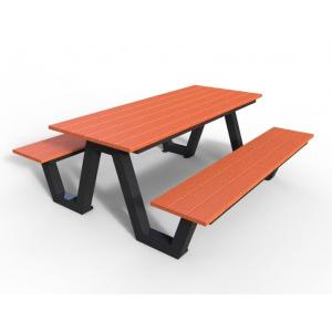 Customized Wooden Outdoor Picnic Tables And Bench For Patio Garden Street