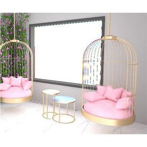 China Modern Luxury Bird Cage Hanging Chair Birdcage Swing Chair supplier
