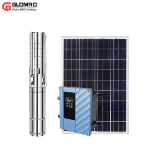 China 3hp Borehole Solar Power Submersible Water Pump With Controller supplier