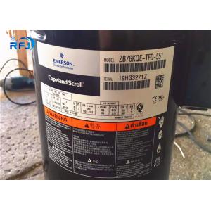 Stationary R410A 3.5HP Refrigeration Scroll Compressor ZB26KQE-TFD-558