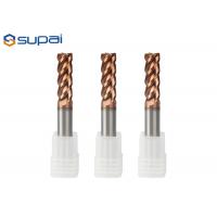 China Special Design Solid Carbide End Mill 6x50mm-4F Brazed For Stainless Steel on sale
