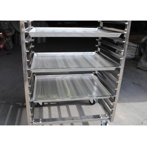 China Ss201 15 Layer Bread Trolley For Fast Food Kitchen Equipment supplier