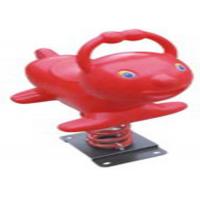 China Red Whale Style Playground Spring Animals , Plastic Playground Spring Rocker on sale