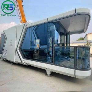 China 8.5M Length Mobile Homes White Alcoa Aluminum House Villa Modular House Flat Pack Prefab Container House supplier