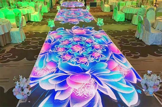 Plastic Package LED Screen Dance Floor RGB 3 In 1 SMD1921 Lamp Bead