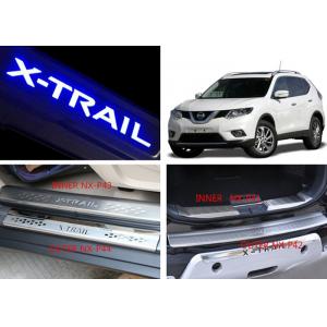 China NISSAN X-TRAIL 2014 2017 puertas posteriores y placas de acero del desgaste del travesaño de la puerta lateral supplier