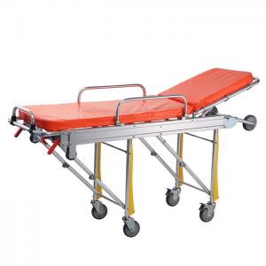 China Aluminum Alloy First Aid Patient Transfer 160Kg Automatic Ambulance Stretcher supplier