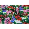 China Natural Cotton Fabric / 16OZ Cotton Canvas With Nice Flower Printing wholesale