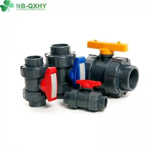 China Fashion Handle PVC True Union/Single Union Ball Valve for Pn16 PVC Pipe and Fitting supplier
