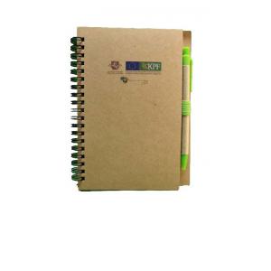 Black Or Wooden Color Hardcover Custom Spiral Notebooks Printing For Children