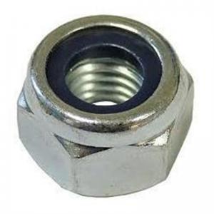 Nylon Nut 304 Stainless Steel Nylon Lock Nut Din985 Hexagon For Buildings