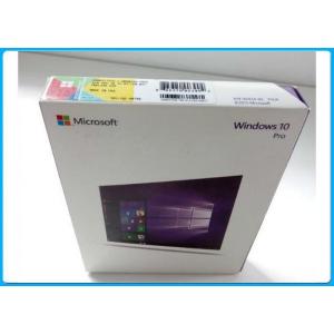 64 Bit Microsoft Windows 10 Pro Retail Box DVD Online Activation English Version