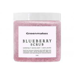 Blueberry Body Scrub , Anti Aging Body Scrub For Exfoliating Lightening Acne Scar