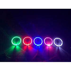 Durable Head Lamp LED Angel Eyes Waterproof RGB /  WRGB LED Halo Rings