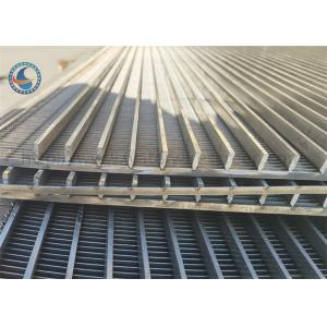Polished Wedge Wire Screen Panels 321 Stainless Steel Flat Weld