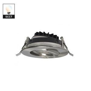 China IC Rated LED Round Recessed Downlight AC12V  1000lm 4 Inches Trimless supplier