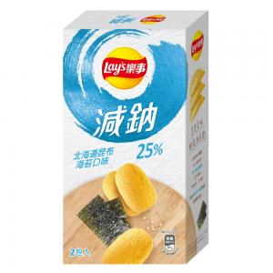 Economy Bulk Purchase: Lays Hokkaido Kelp Seaweed Less Sodium Version -Flavored Potato Chips - 166g, Ideal for Wholesale