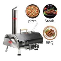 China Outdoor Pizza Oven Wood Fired Toasters Pizza Ovens Authentic Stone Baked Pizzas For Backyard Camping on sale